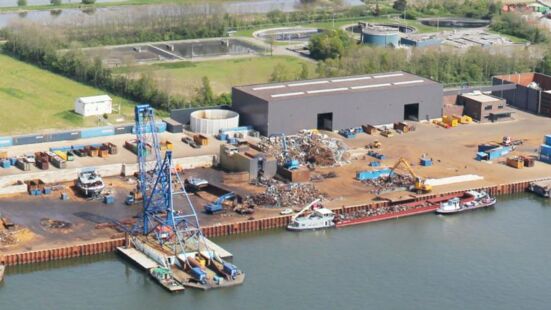 Luchtfoto hoeben metalen Luchtfoto hoeben metalen